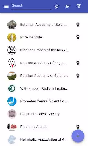 Play Scientific organizations