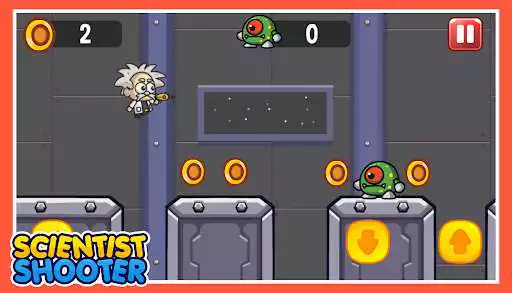 Play Scientist Shooter - Free Scrolling Action Game  and enjoy Scientist Shooter - Free Scrolling Action Game with UptoPlay