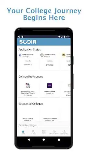 Play APK Scoir Student  and enjoy Scoir Student with UptoPlay com.scoir.v2.tour