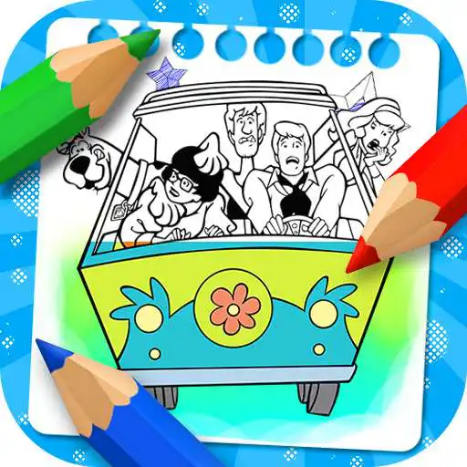 Play Scooby coloring doo cartoon game APK Play Scooby coloring doo cartoon game APK