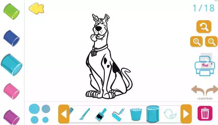 Play Scooby Dog Coloring Book Doo