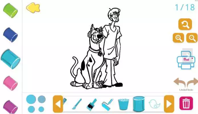 Play Scooby Dog Coloring Book Doo