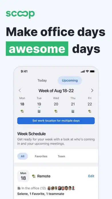 Play Scoop: Plan great office days  and enjoy Scoop: Plan great office days with UptoPlay