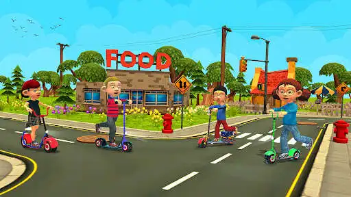 Play Scooter Driving 3D scooty game  and enjoy Scooter Driving 3D scooty game with UptoPlay