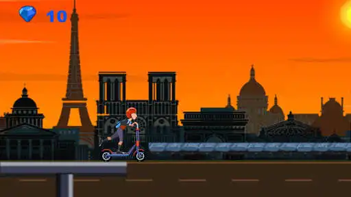 Play Scooter Rider : Free offline Game as an online game Scooter Rider : Free offline Game with UptoPlay