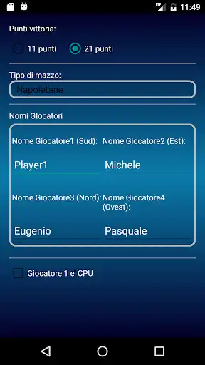 Play Scopone scientifico as an online game Scopone scientifico with UptoPlay