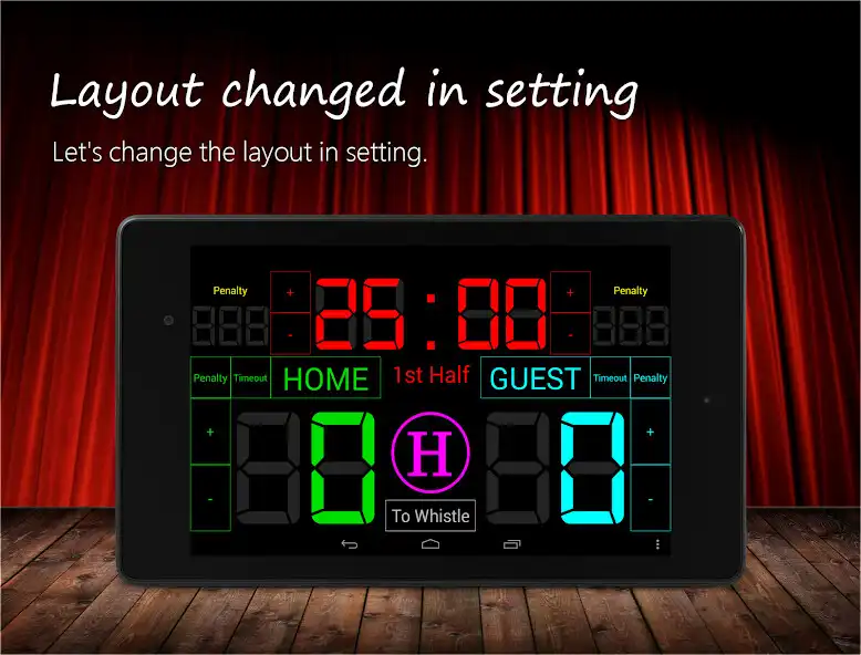 Play APK Scoreboard Lacrosse  and enjoy Scoreboard Lacrosse with UptoPlay com.o_taiji.digitimer3 