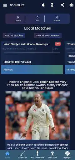 Play ScoreBuzz - Free Digital Cricket Scoring App  and enjoy ScoreBuzz - Free Digital Cricket Scoring App with UptoPlay