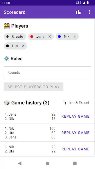 Play Scorecard your score counter  and enjoy Scorecard your score counter with UptoPlay