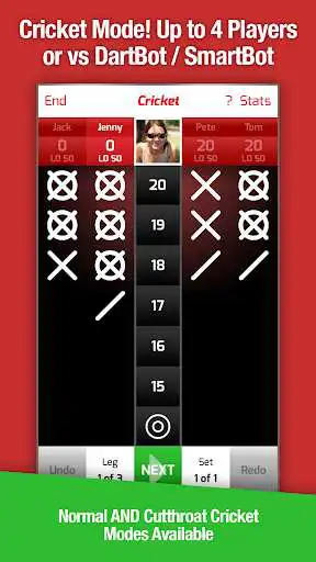 Play Score Darts Scorer as an online game Score Darts Scorer with UptoPlay