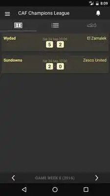 Play Scores - CAF Champions League - Africa Football