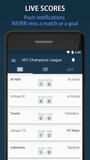 Play Scores for AFC CUP - Asia Second clubs competition