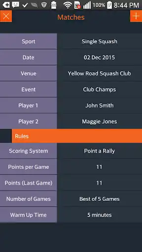 Play Score Squash as an online game Score Squash with UptoPlay
