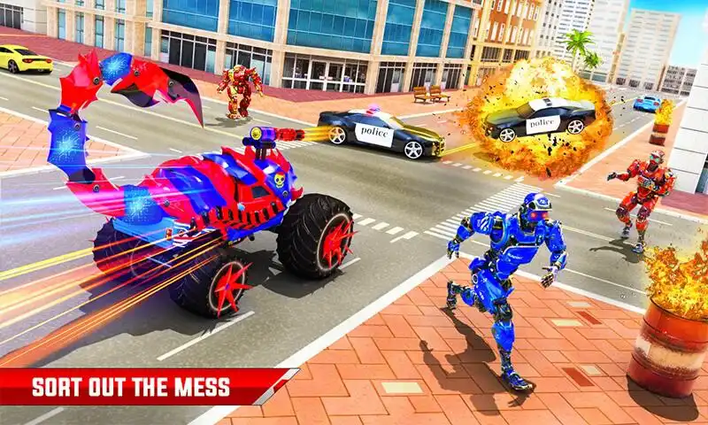 Play Scorpion Robot Truck Transform as an online game Scorpion Robot Truck Transform with UptoPlay