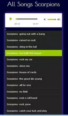 Play scorpions songs