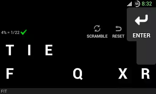 Play Scramble as an online game Scramble with UptoPlay