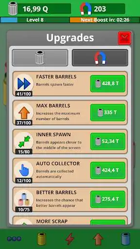 Play Scrap Collector Idle Game as an online game Scrap Collector Idle Game with UptoPlay