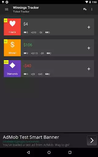 Play Scratch Off Tracker / Scratch Card Logger