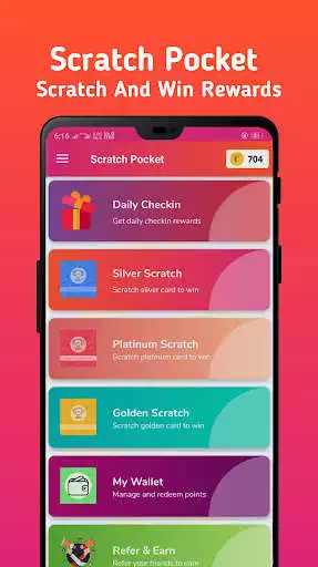 Play Scratch Pocket - Win Rewards as an online game Scratch Pocket - Win Rewards with UptoPlay