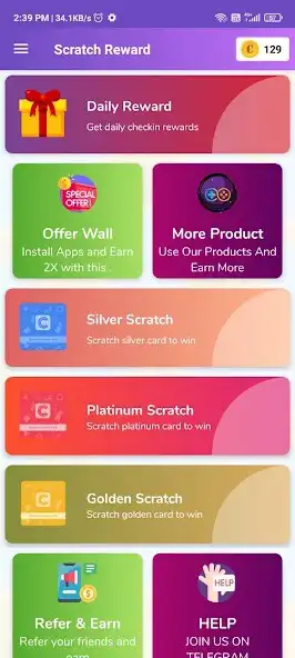 Play Scratch Reward - Earning App as an online game Scratch Reward - Earning App with UptoPlay