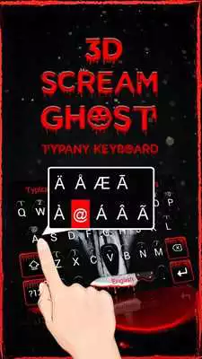 Play Scream Ghost Face 3D ThemeEmoji Keyboard
