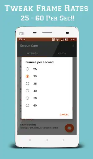 Play Screen Cam - NO ROOT as an online game Screen Cam - NO ROOT with UptoPlay