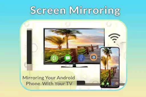 Play Screen Mirroring : Connect Mobile Screen with TV  and enjoy Screen Mirroring : Connect Mobile Screen with TV with UptoPlay