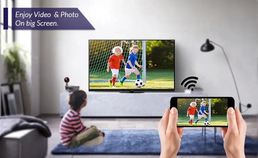 Play Screen Mirroring Display Phone Screen On TV as an online game Screen Mirroring Display Phone Screen On TV with UptoPlay