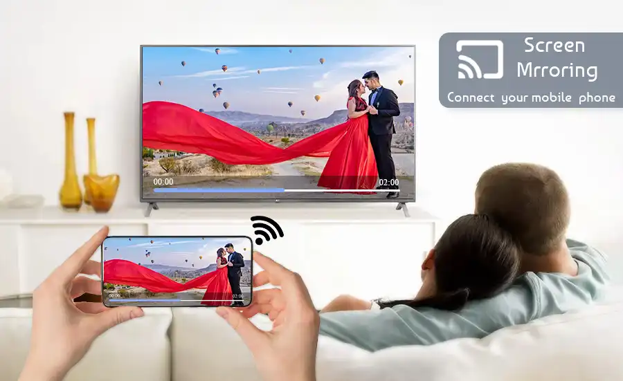 Play Screen Mirroring HD Cast to TV as an online game Screen Mirroring HD Cast to TV with UptoPlay