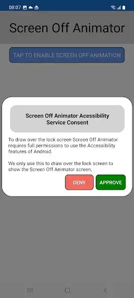 Play Screen Off Animator as an online game Screen Off Animator with UptoPlay