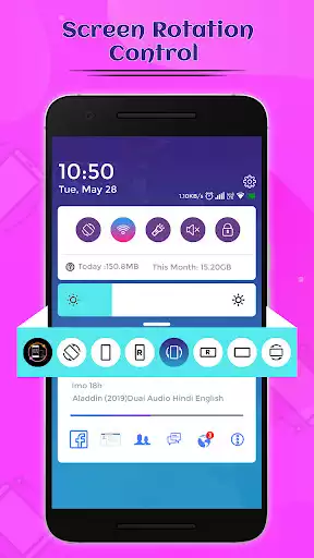 Play Screen Rotation Control