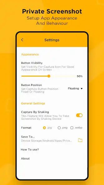 Play Screenshot App : Private Screenshot as an online game Screenshot App : Private Screenshot with UptoPlay