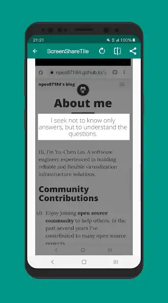 Play Screenshot Share Tile as an online game Screenshot Share Tile with UptoPlay