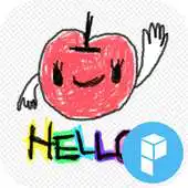 Free play online Scribble launcher theme APK