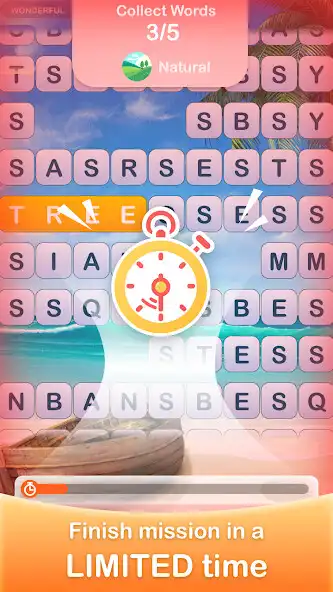 Play Scrolling Words - Find Words as an online game Scrolling Words - Find Words with UptoPlay