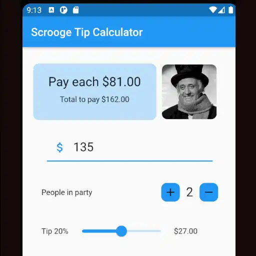 Play Scrooge Tip Calculator APK Play Scrooge Tip Calculator APK