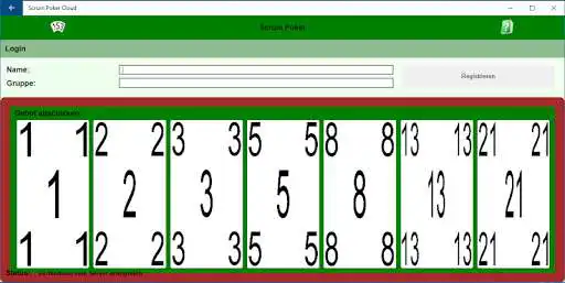 Play Scrum Poker Teams as an online game Scrum Poker Teams with UptoPlay