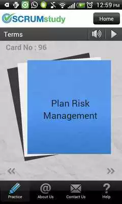 Play SCRUMstudy Agile Flashcard