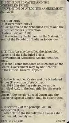 Play SC ST Act 2015