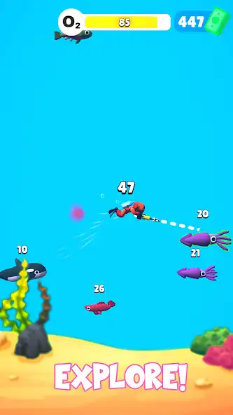 Play Scuba Fishing as an online game Scuba Fishing with UptoPlay