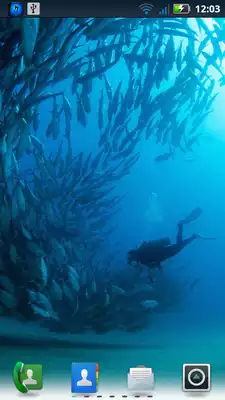 Play Scuba Shots Live Wallpaper