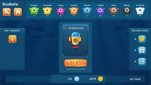 Play Scubotica Endless Runner Game as an online game Scubotica Endless Runner Game with UptoPlay