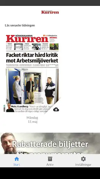 Play Söderhamns-Kuriren e-tidning  and enjoy Söderhamns-Kuriren e-tidning with UptoPlay