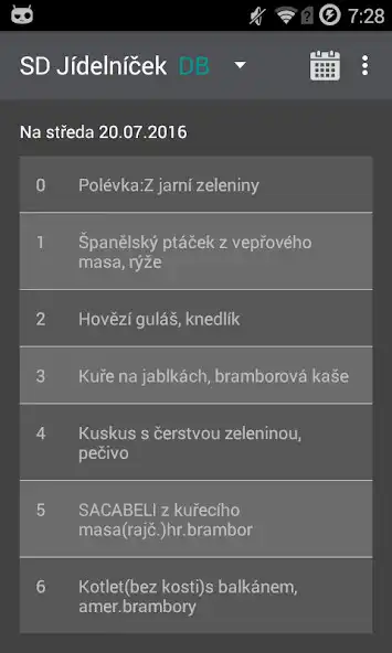 Play SD Jídelníček  and enjoy SD Jídelníček with UptoPlay