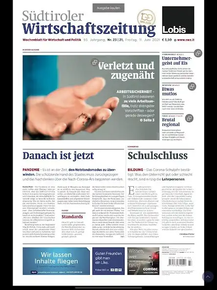 Play Südtiroler Wirtschaftszeitung as an online game Südtiroler Wirtschaftszeitung with UptoPlay