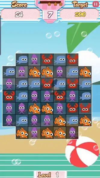 Play Sea Animal Crush - Fun Bomb Blast as an online game Sea Animal Crush - Fun Bomb Blast with UptoPlay