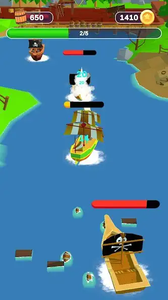 Play Sea Battle: Master of Pirates as an online game Sea Battle: Master of Pirates with UptoPlay