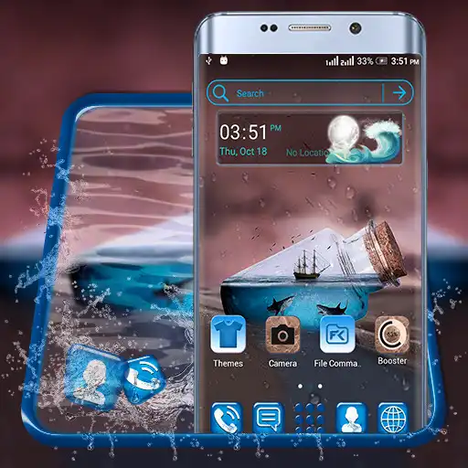 Play Sea Bottle Launcher Theme APK