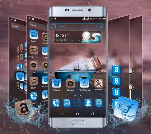 Play Sea Bottle Launcher Theme  and enjoy Sea Bottle Launcher Theme with UptoPlay