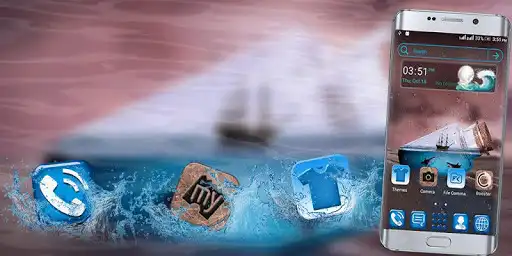 Play Sea Bottle Launcher Theme as an online game Sea Bottle Launcher Theme with UptoPlay